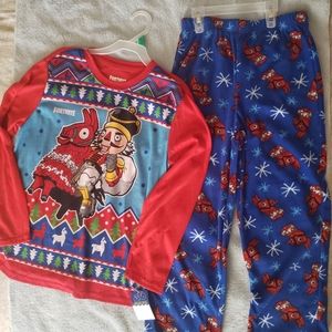 Fortnite pijama set kid size 10/12